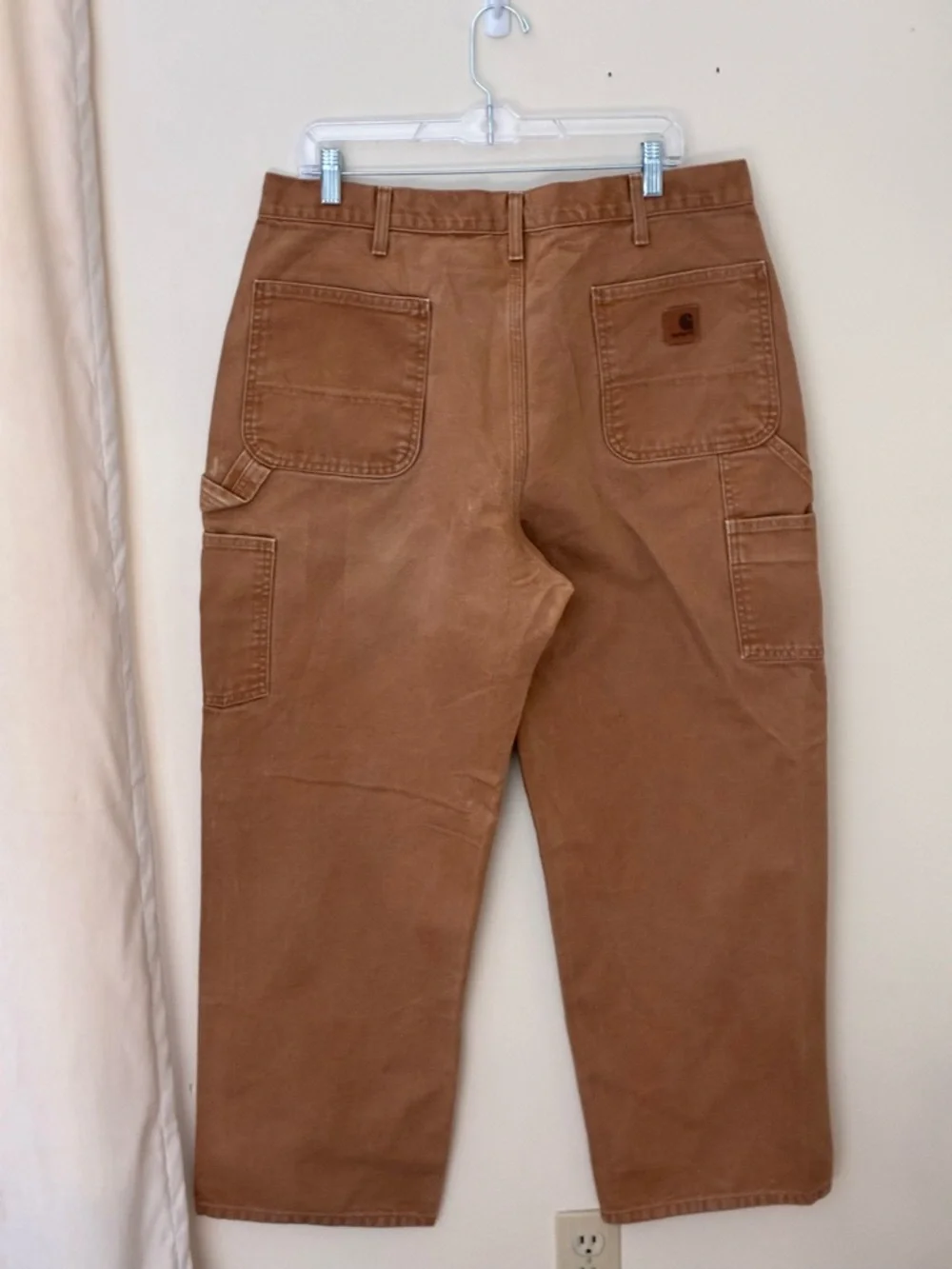 Carhartt‎ Men’s Brown Workwear Carpenter Pants - B11 BRN Size 38x30 - Picture 3 of 8
